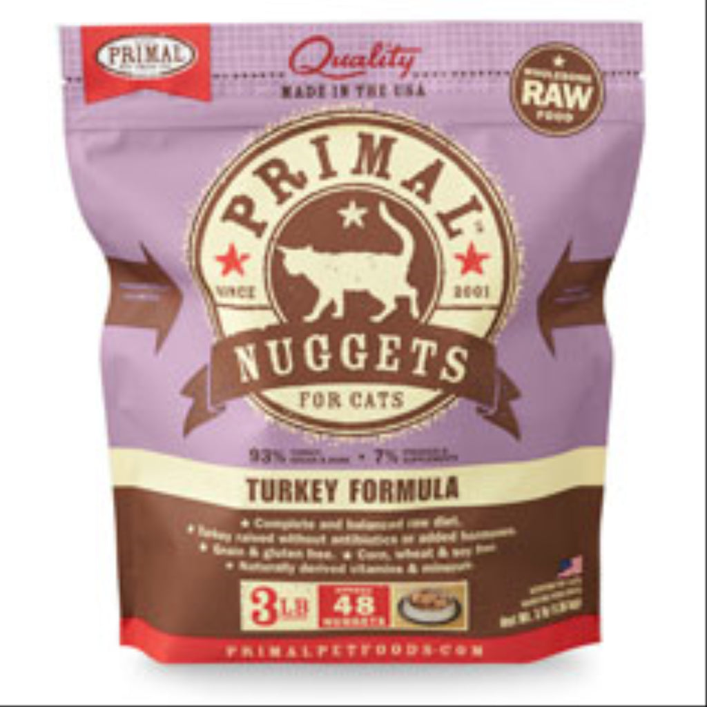 Primal - Cat Turkey Nuggets