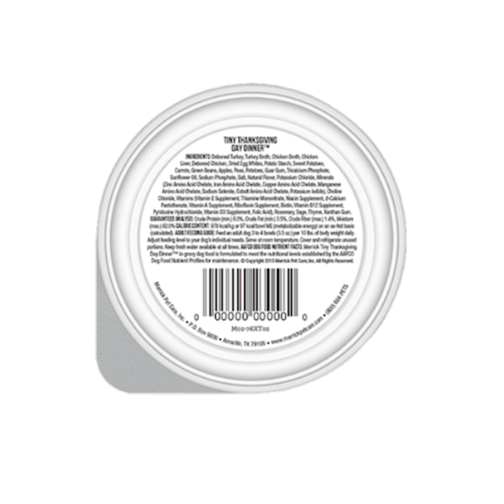 Merrick - Lil Plates - Dog Grain Free Tiny Thanksgiving Dinner