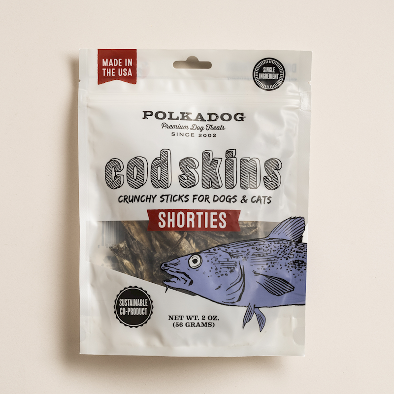 Polkadog Pouch - Cod Skin Jerky Shortie