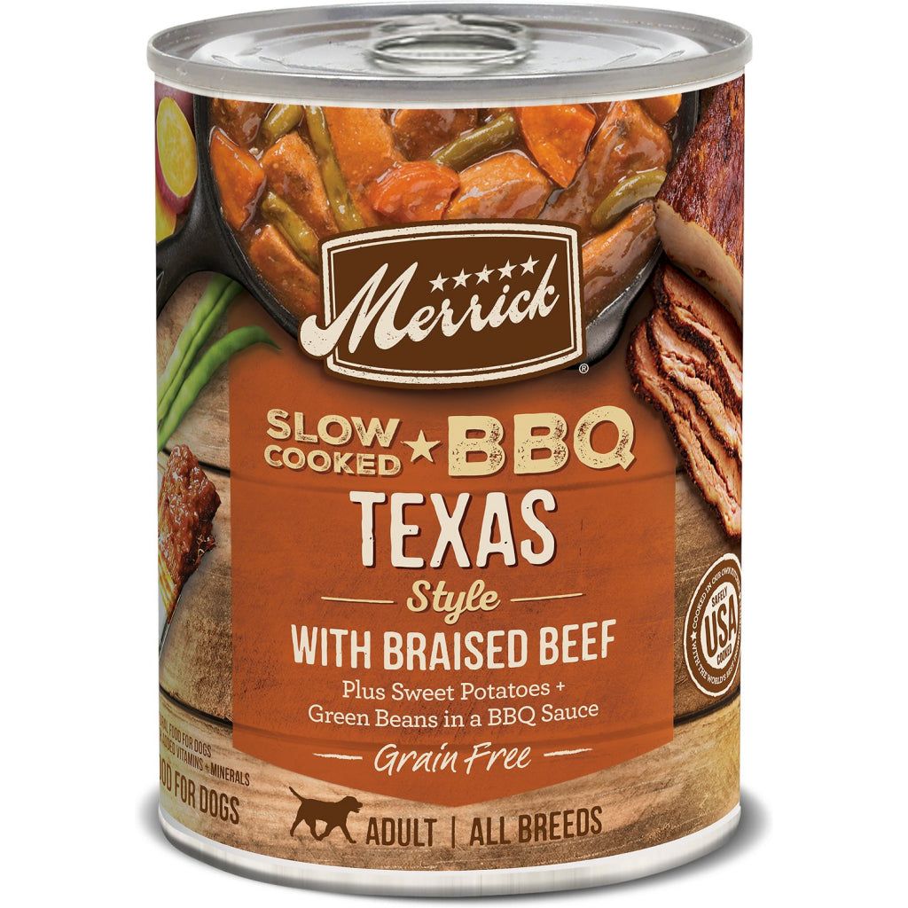 Merrick - Dog BBQ Texas Beef Canned Dog 12.7 oz