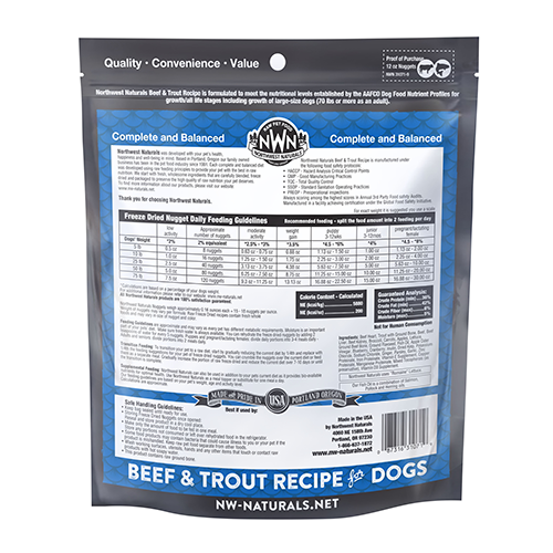 Northwest Naturals - FD Cat Beef & Trout Nibbles