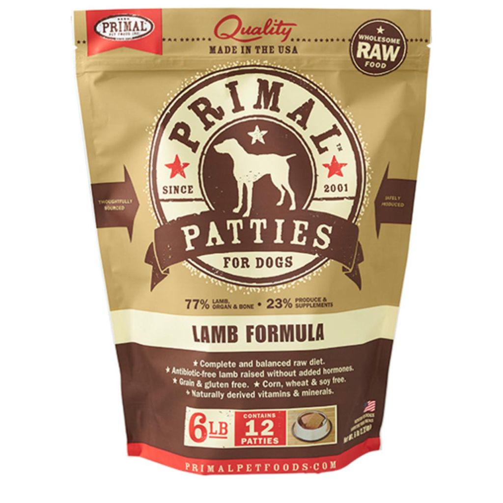 Primal - Dog Lamb Patties