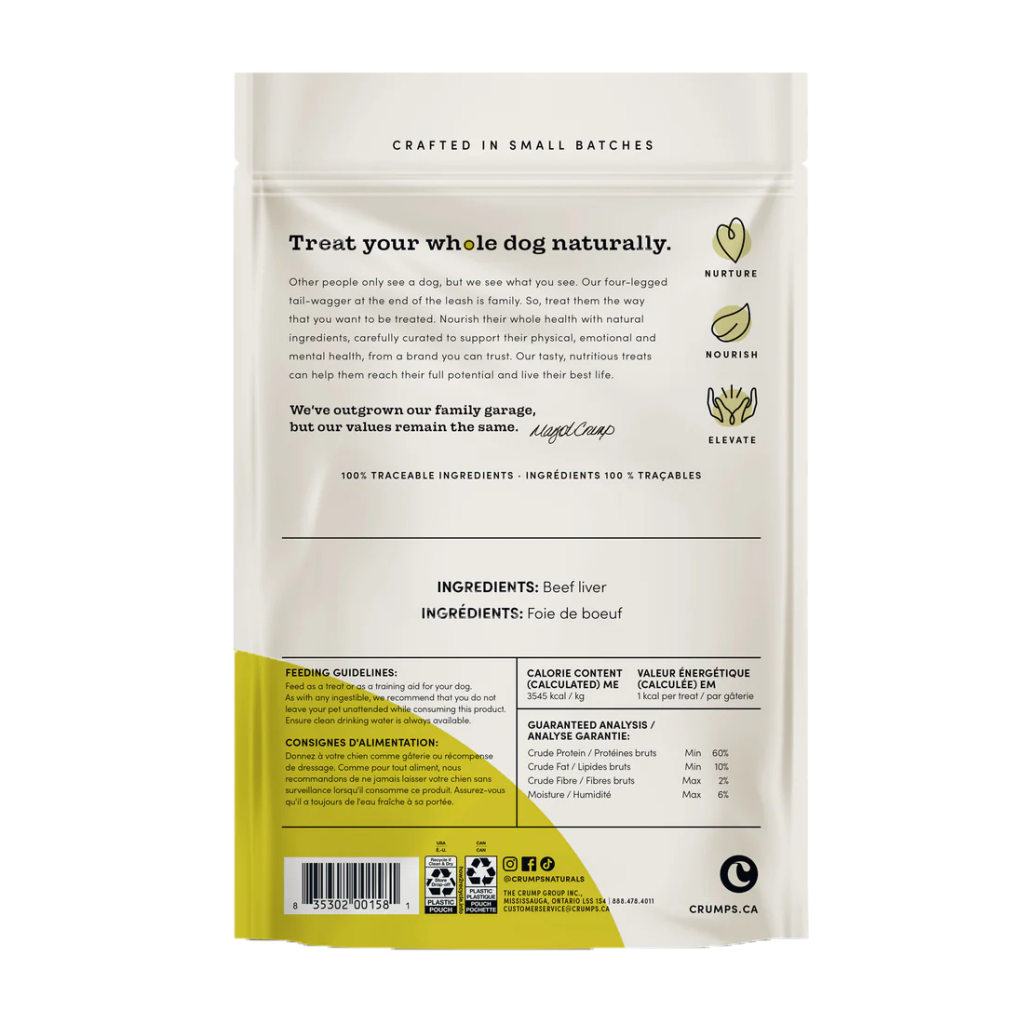 Crumps - Mini Trainers Freeze-Dried Beef Liver