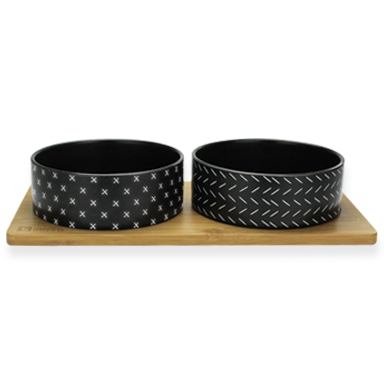 Be One Breed -  Bamboo Diner w/ Ceramic Bowls