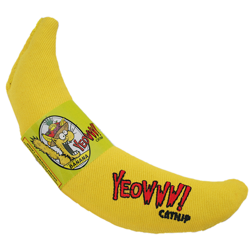Ducky World - Yeowww Catnip Banana Toy