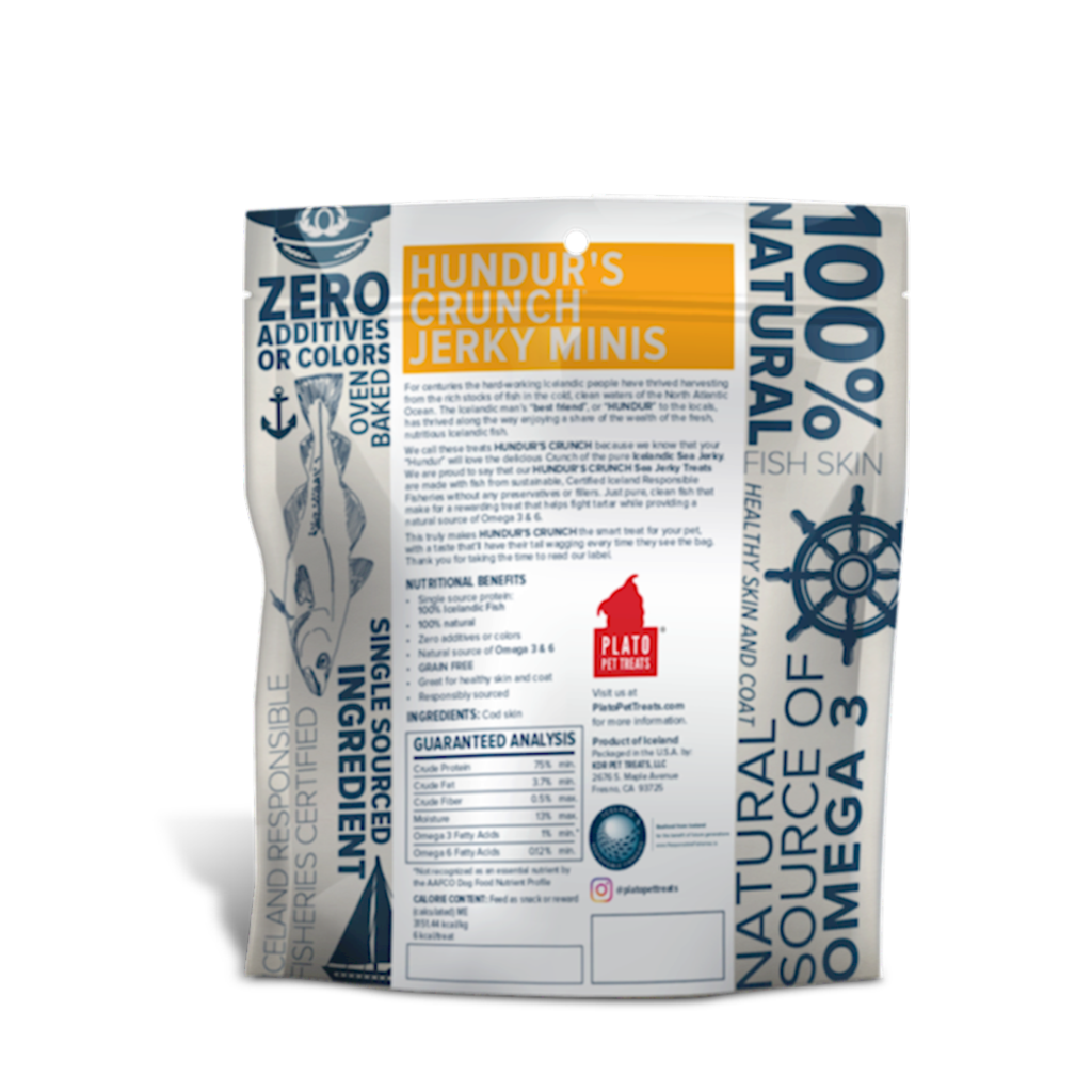 Plato - Hundur's Crunch Jerky Minis