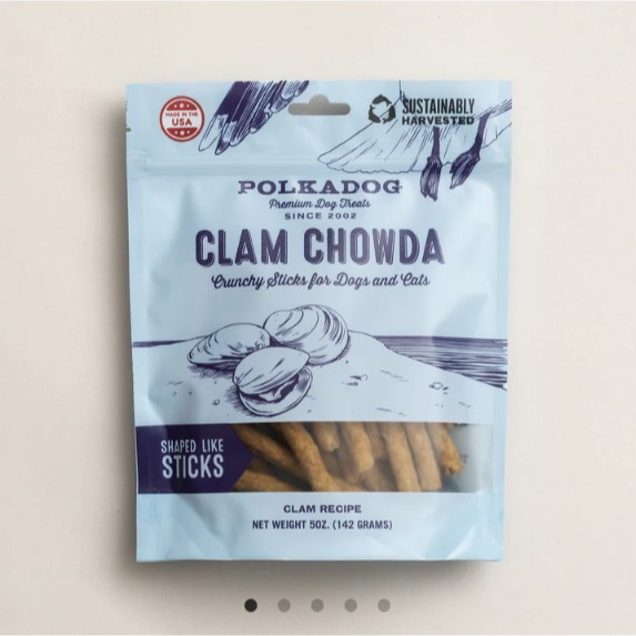Polkadog Pouch - Clam Chowda