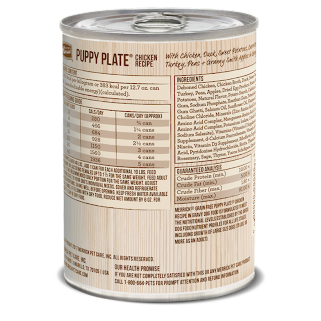 Merrick - Grain Free - Dog Puppy Plate