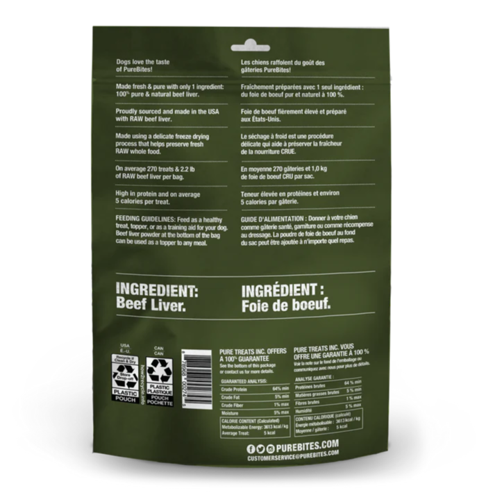 PureBites - Beef Freeze Dried Dog Treats