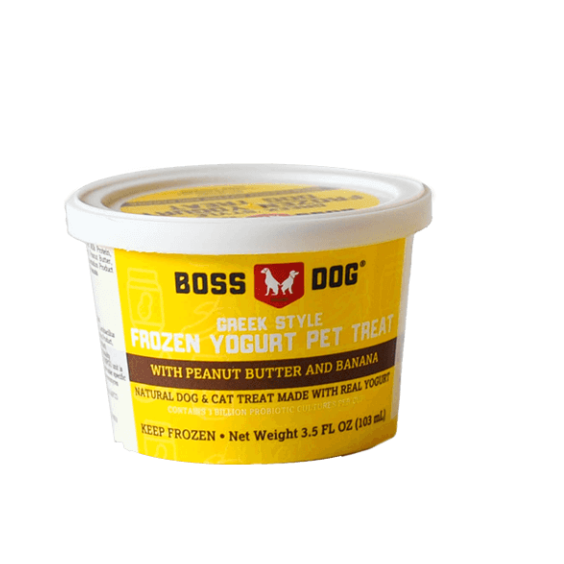 Boss Dog - Frozen Yogurt Peanut Butter & Banana 12/3.5 fl oz