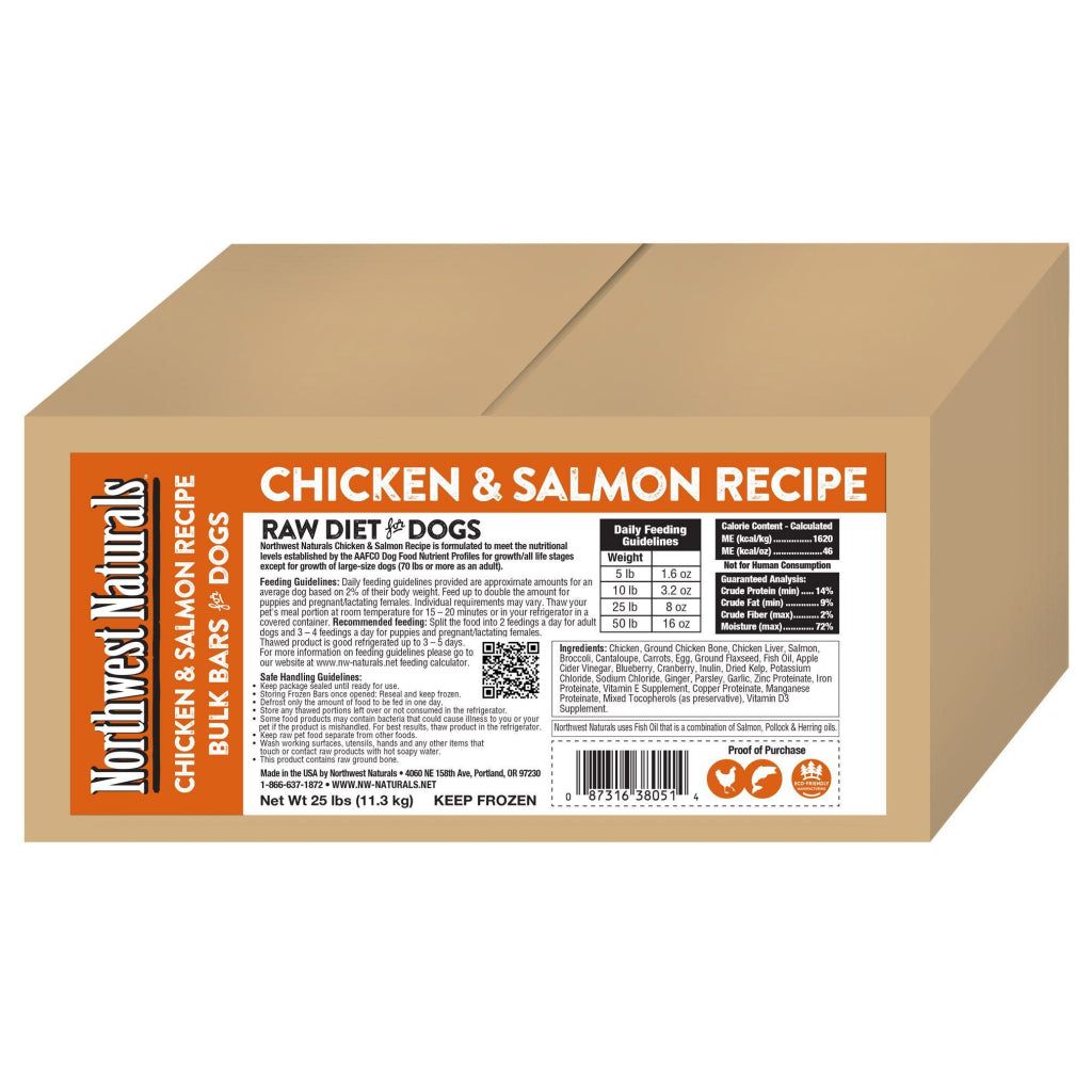 Northwest Naturals - Dinner Bars Chicken & Salmon Bulk