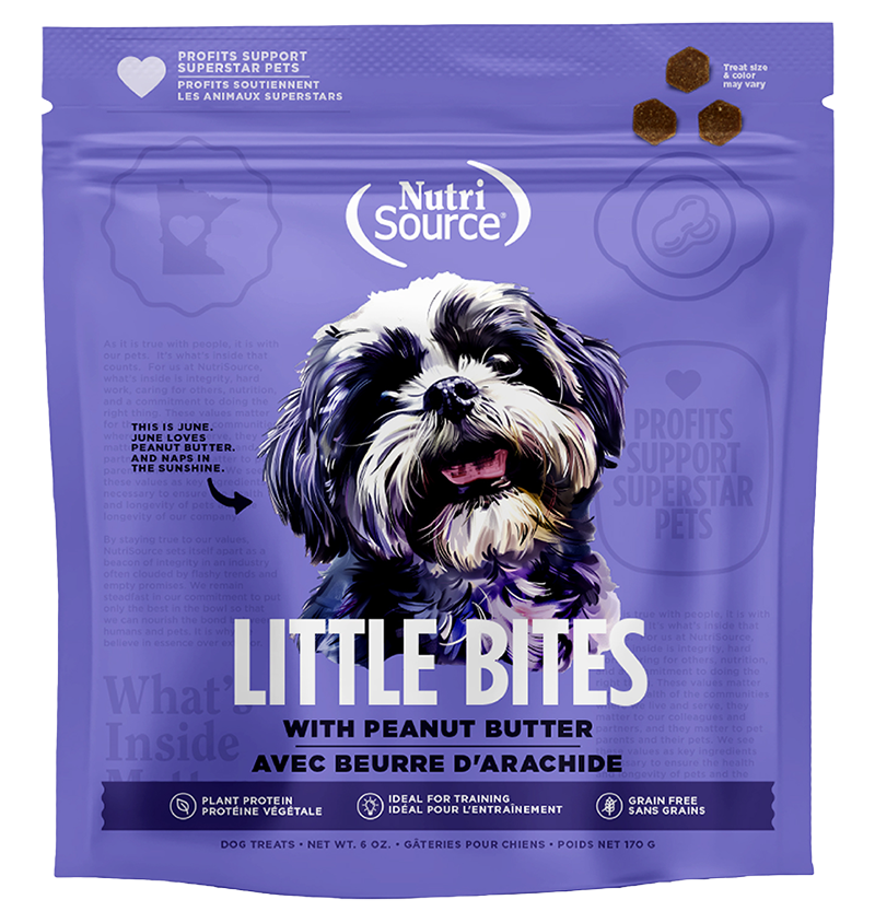 NutriSource Little Bites Peanut Butter Treat 6oz
