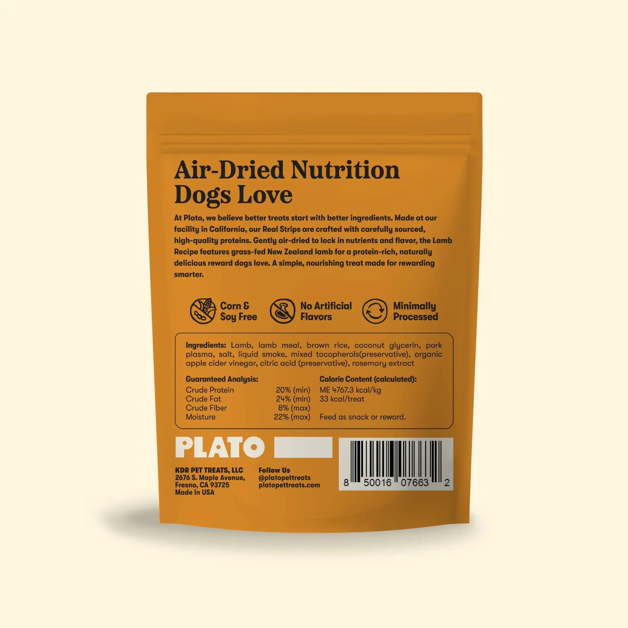 Plato Original Real Strips Lamb