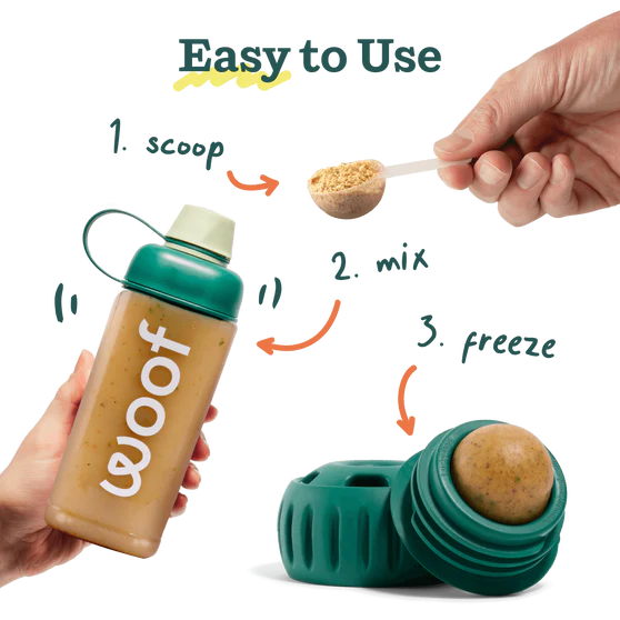 WOOF Treat Mixer Bottle
