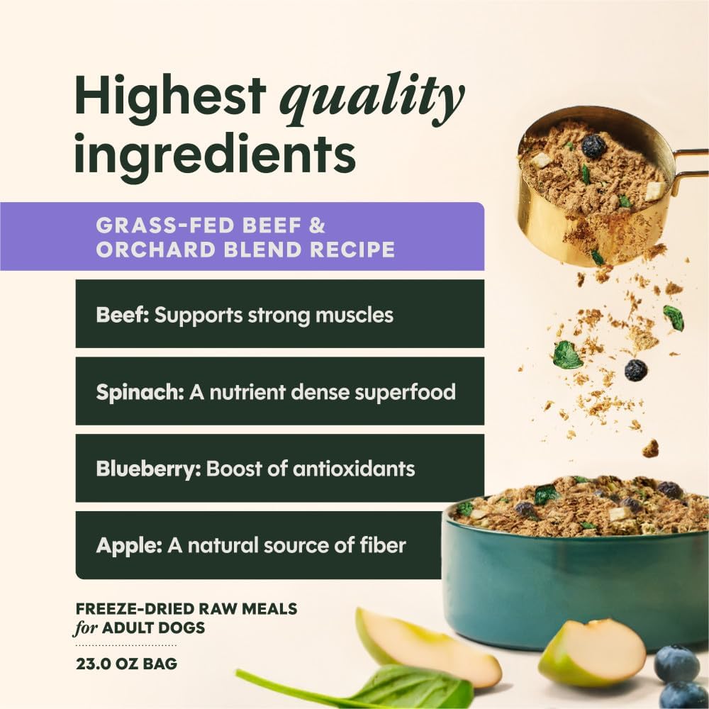 Instinct Fresh Dried Meals - Beef & Orchard 3oz