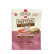 Primal Frozen Nuggets - Turkey and Salmon Recipe 6lb Patties