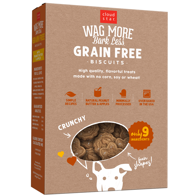 Wag More Bark Less - Grain Free Crunchy Peanut Butter
