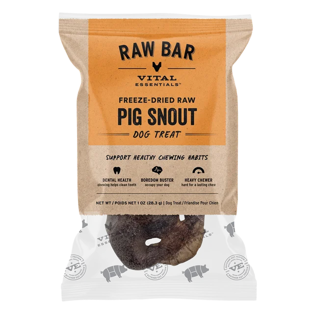 Raw Bar - Freeze Dried Pig Snouts