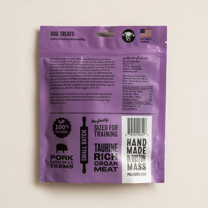 Polkadog Pouch - Wonder Nuggets, Pork & Apple