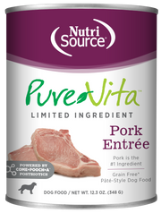 Pure Vita Dog Pork GF Canned 13oz