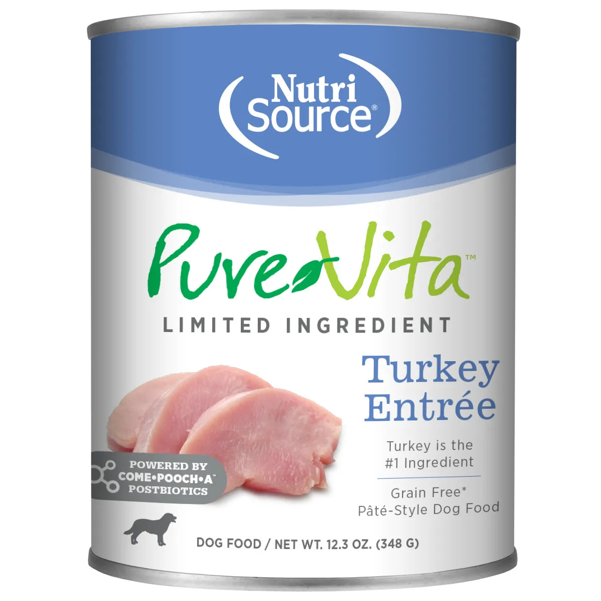 Pure Vita Dog Turkey GF Canned 13oz