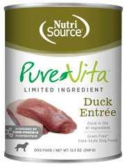 Pure Vita Dog Duck GF Canned 13oz