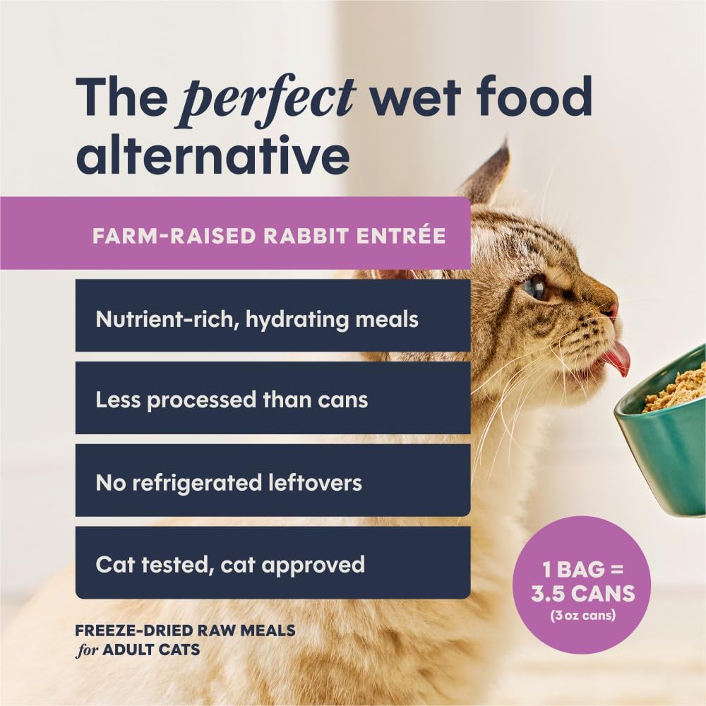 Instinct - FreshDried Pates Rabbit for Cats 3oz