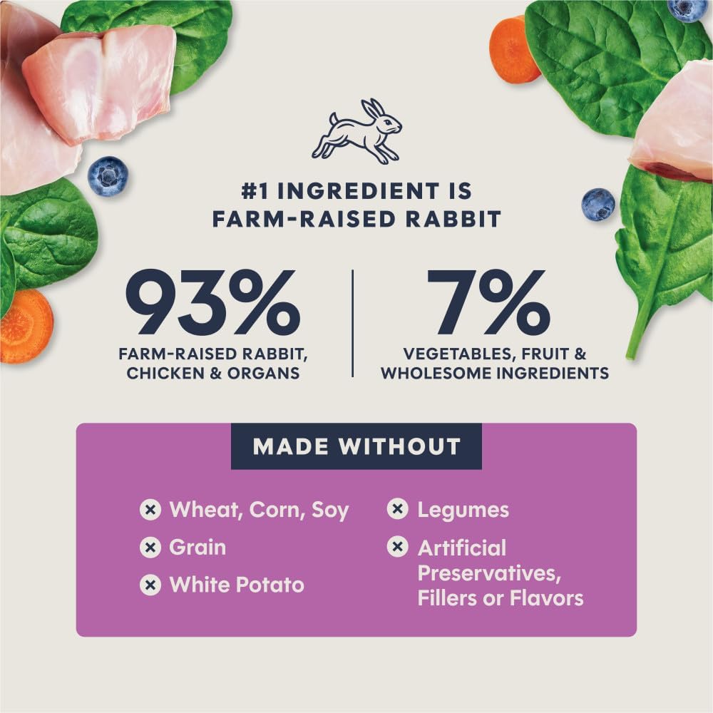 Instinct - FreshDried Pates Rabbit for Cats 3oz
