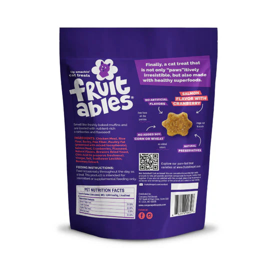 Fruitables - Cat Salmon & Cranberry Treats