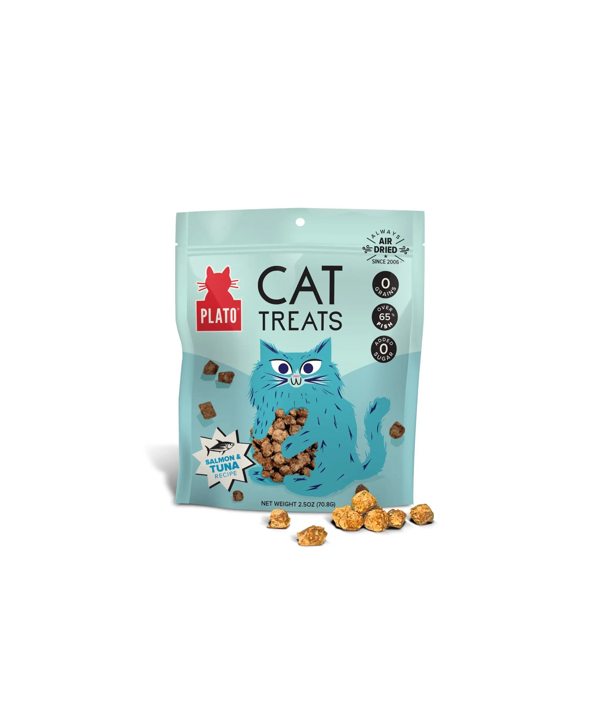 Plato Air Dried Tuna & Salmon Cat Treats