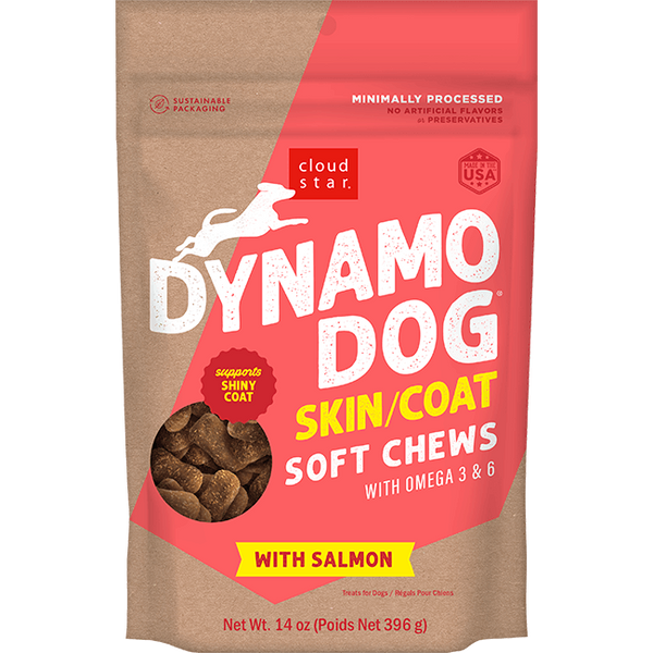 Dynamo Dog - Dog Skin & Coat Salmon