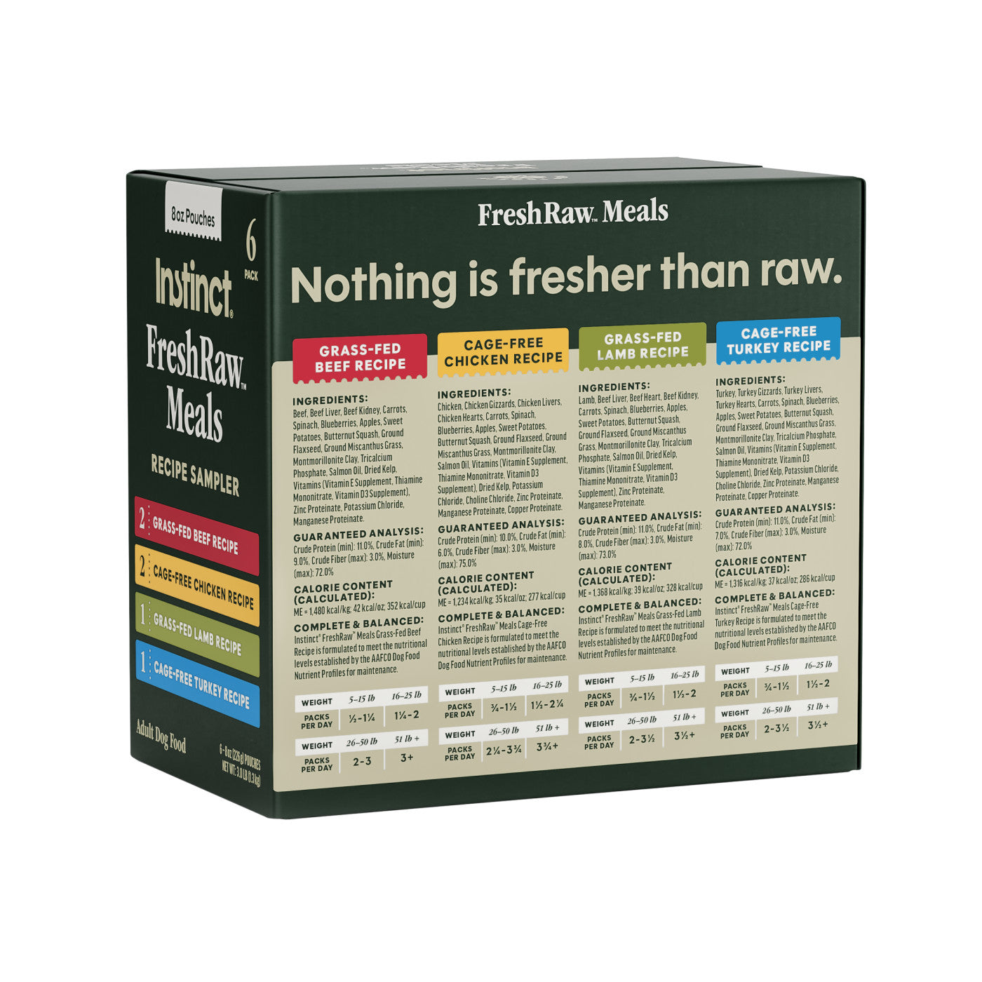 Instinct Fresh Raw Sampler Pack