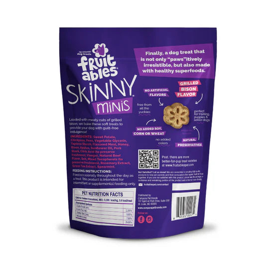 Fruitables - Skinny Mini Grilled Bison Treats