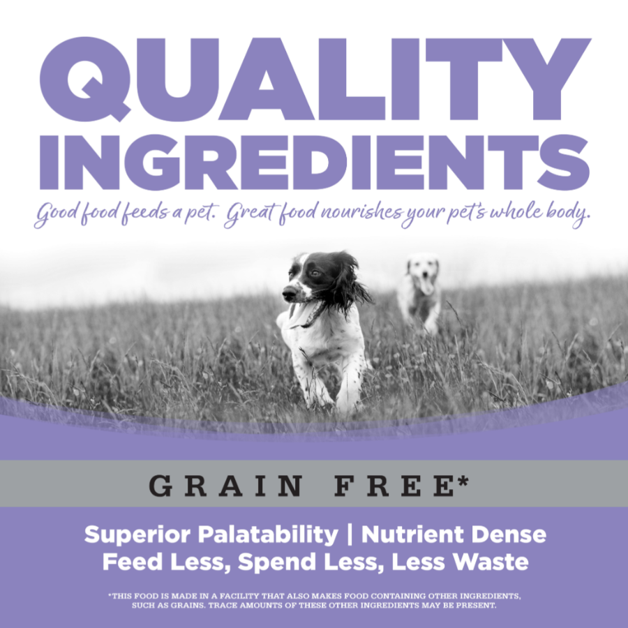 NutriSource High Plains Select Small Bites Grain-Free Dry Dog Food 4lb