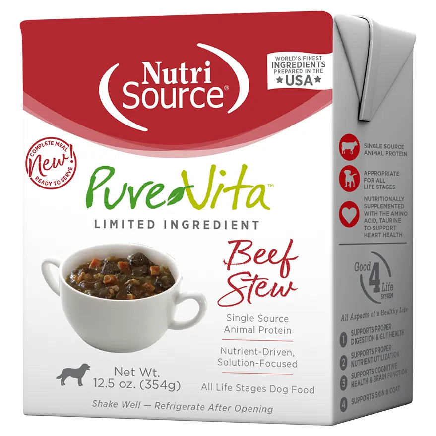 Pure Vita Beef Stew Tetra Pak 12.5oz