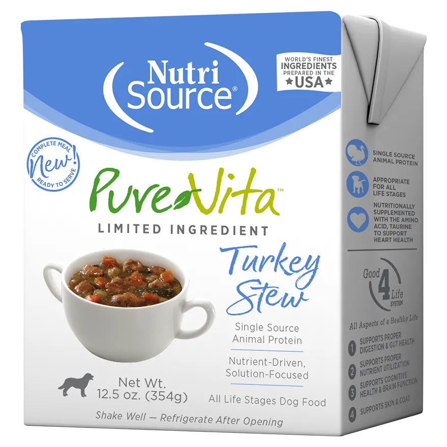 Pure Vita Turkey Stew Tetra Pak 12.5oz