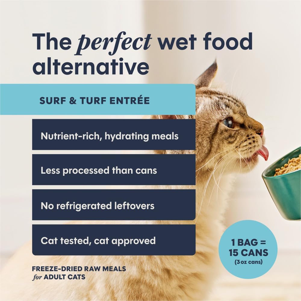 Instinct - FreshDried Pates Surf and Turf for Cats 3oz