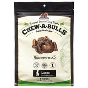 Redbarn - Chew-A-Bulls Toad Lg 6pk