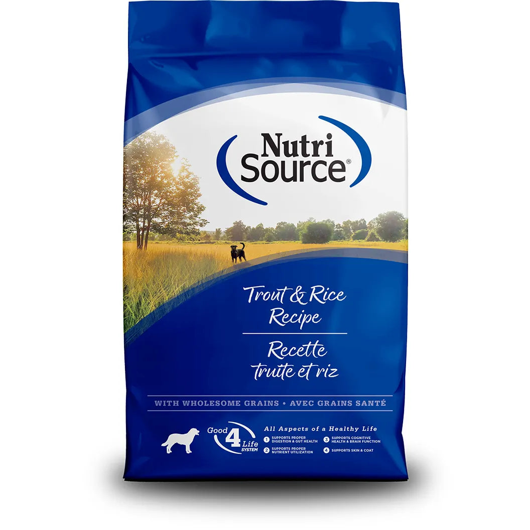 NutriSource Adult Trout & Rice Dry Dog Food