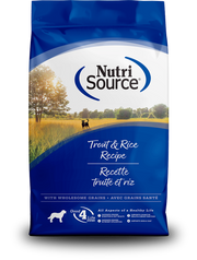 NutriSource Adult Trout & Rice Dry Dog Food