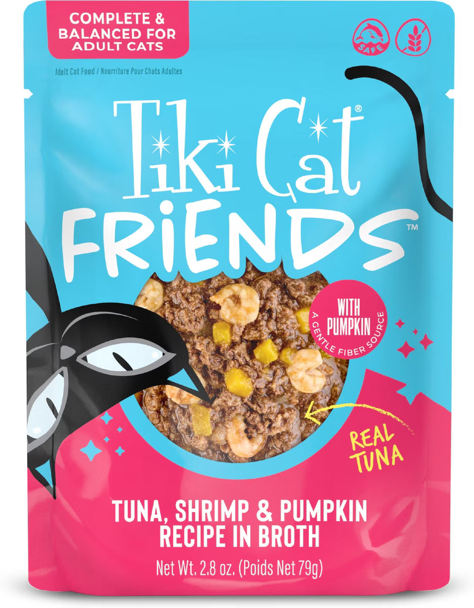 Tiki Cat - Tuna, Shrimp & Pumpkin 2.8 oz Pouch