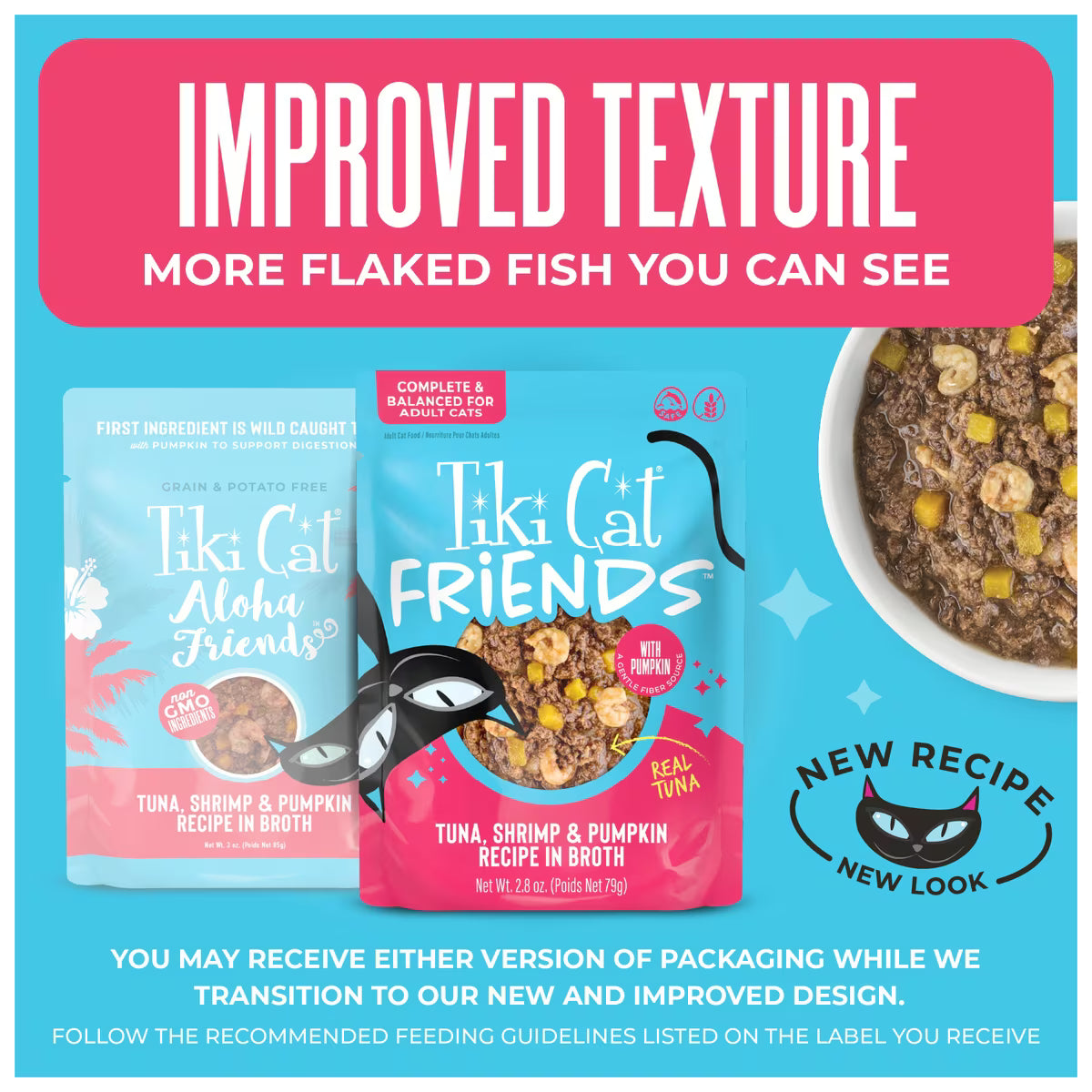 Tiki Cat - Tuna, Shrimp & Pumpkin 2.8 oz Pouch