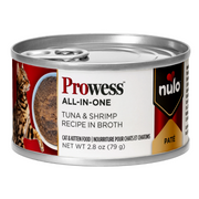 Nulo Prowess All-in-One Essentials Paté Tuna & Shrimp Recipe in Broth for Cats 2.8 oz