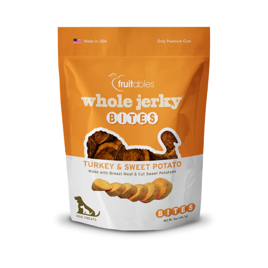 Fruitables - Dog Whole Jerky Bites Turkey & Sweet Potato