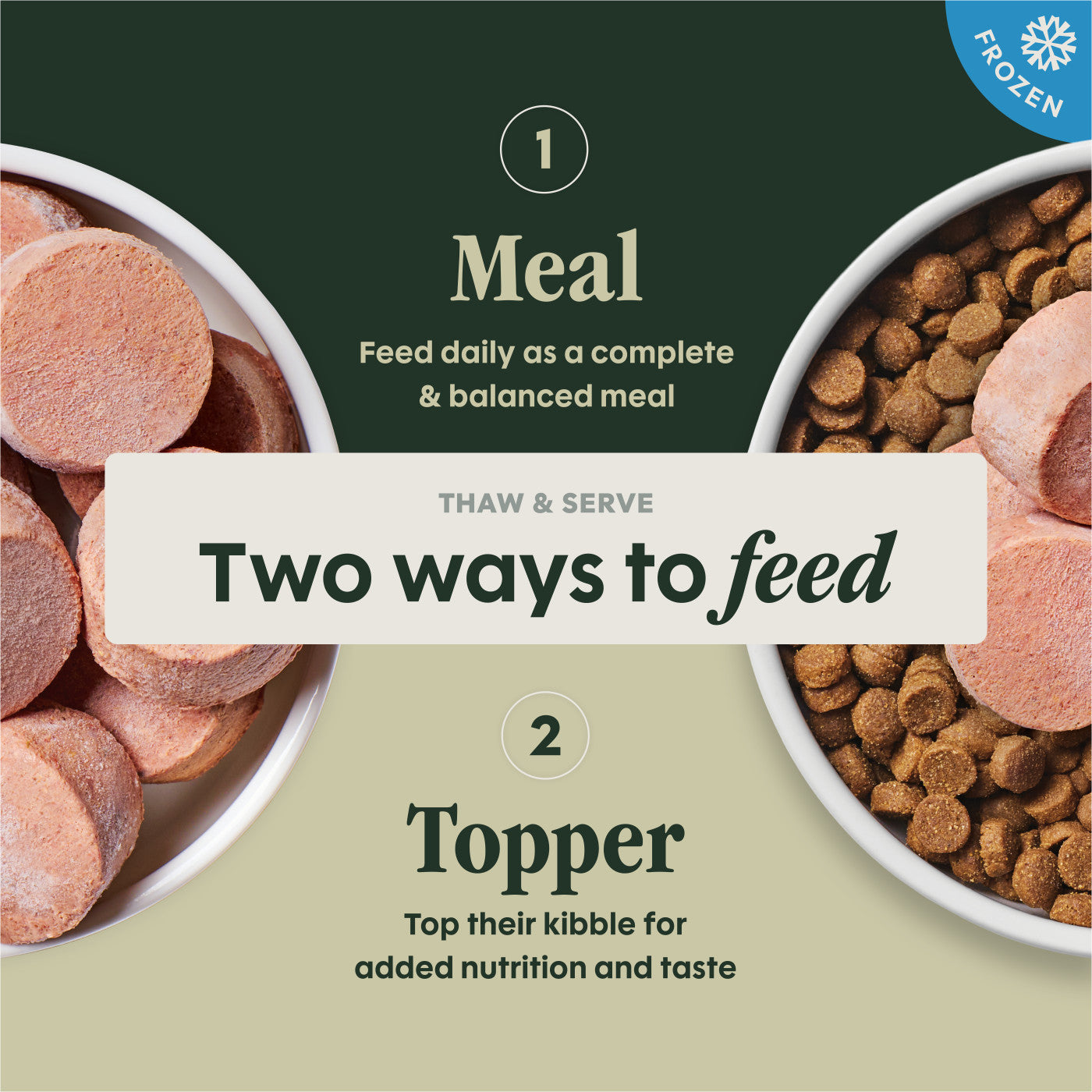FreshRaw Medallions Cage-Free Turkey Recipe Dog Food