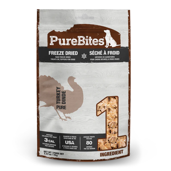 Purebites - Turkey Freeze Dried Dog Treats