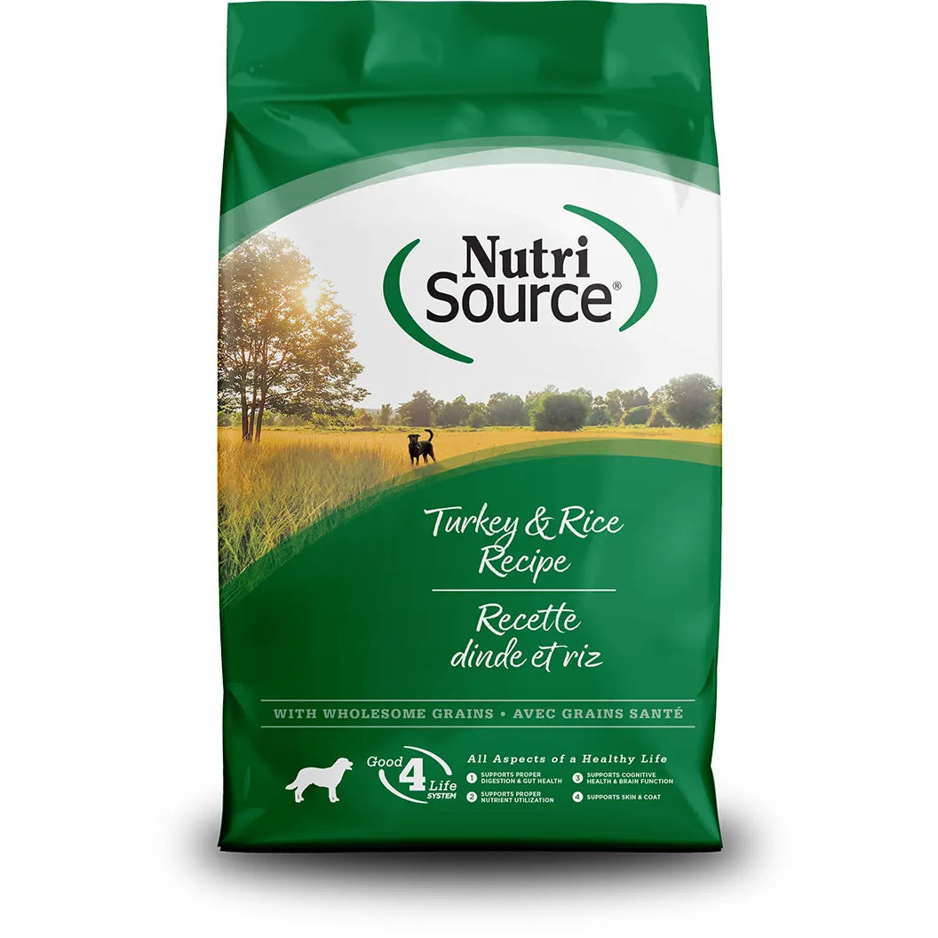 NutriSource Turkey & Rice Dry Dog Food 26lb