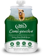 NutriSource Come-Pooch-A Turkey Broth 12oz