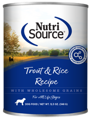 NutriSource Dog Turkey & Rice Canned 13oz