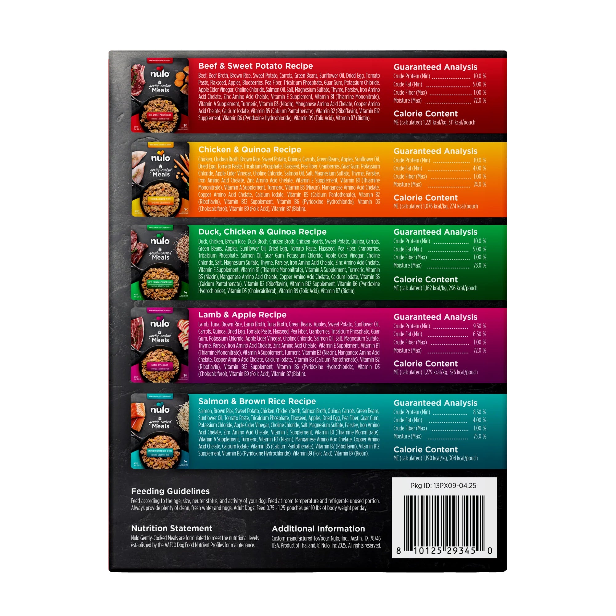 NULO Gently Cooked Variety Pack for Dogs